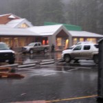 View from parking lot
